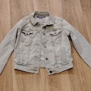 Women's Light Blue Cropped Denim Jacket